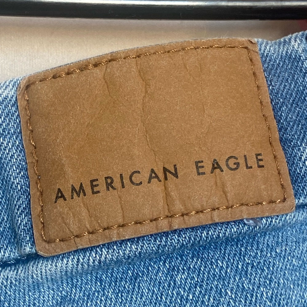American Eagle Outfitters High Waist Blue Shorts